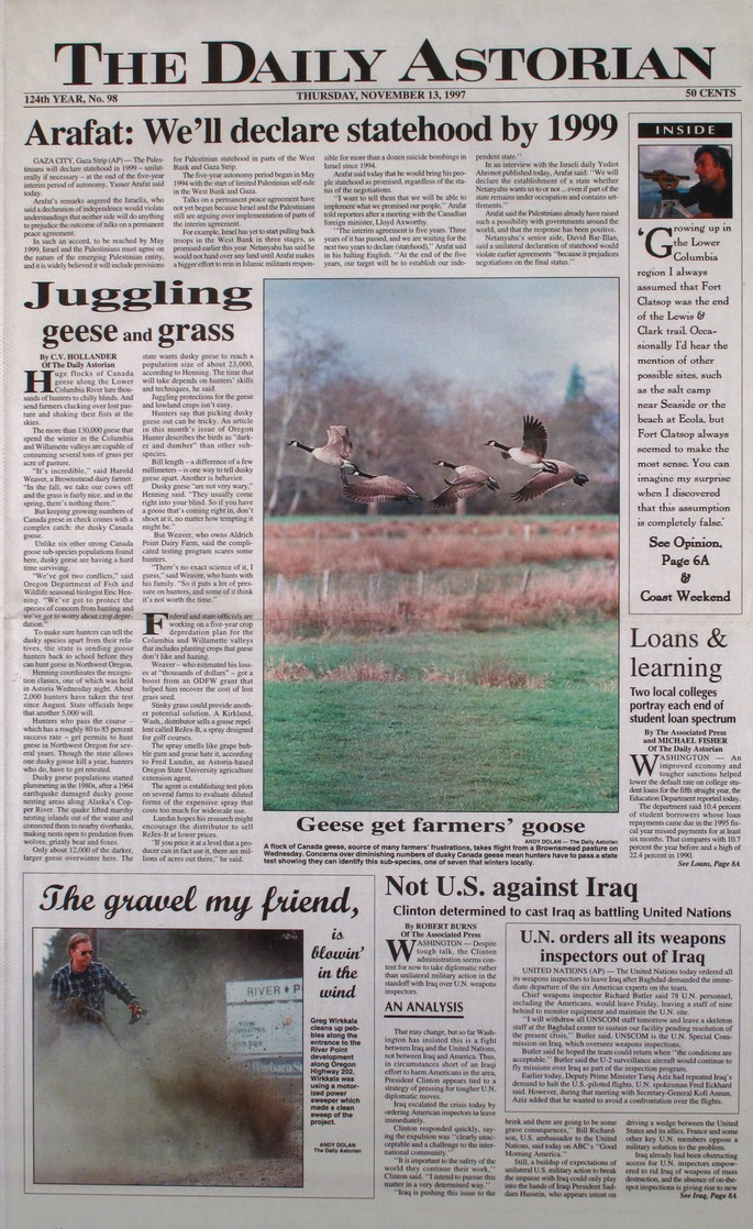 Daily Astorian Nov 1997