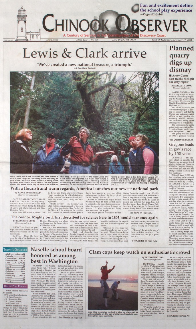 Chinook Observer Nov. 2004